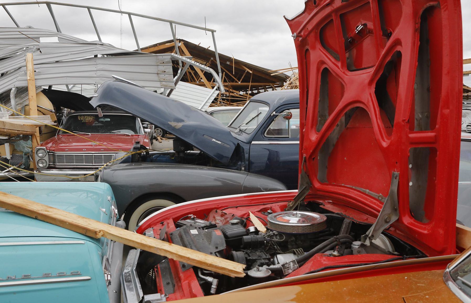 Country Classic Cars in Staunton is damaged - again